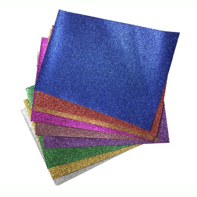 High quality cardboard super glitter card paper